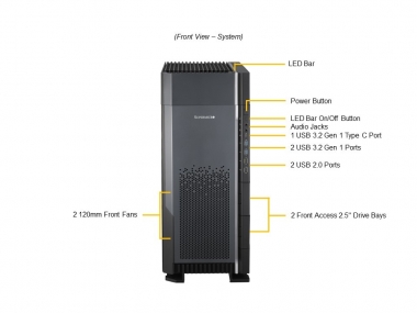 Serwer Supermicro SYS-551A-T Tower 2000W dual 10GbE